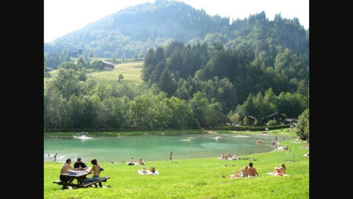 Ferienwohnung Les Portes Du Mont Blanc Flumet Exterior foto