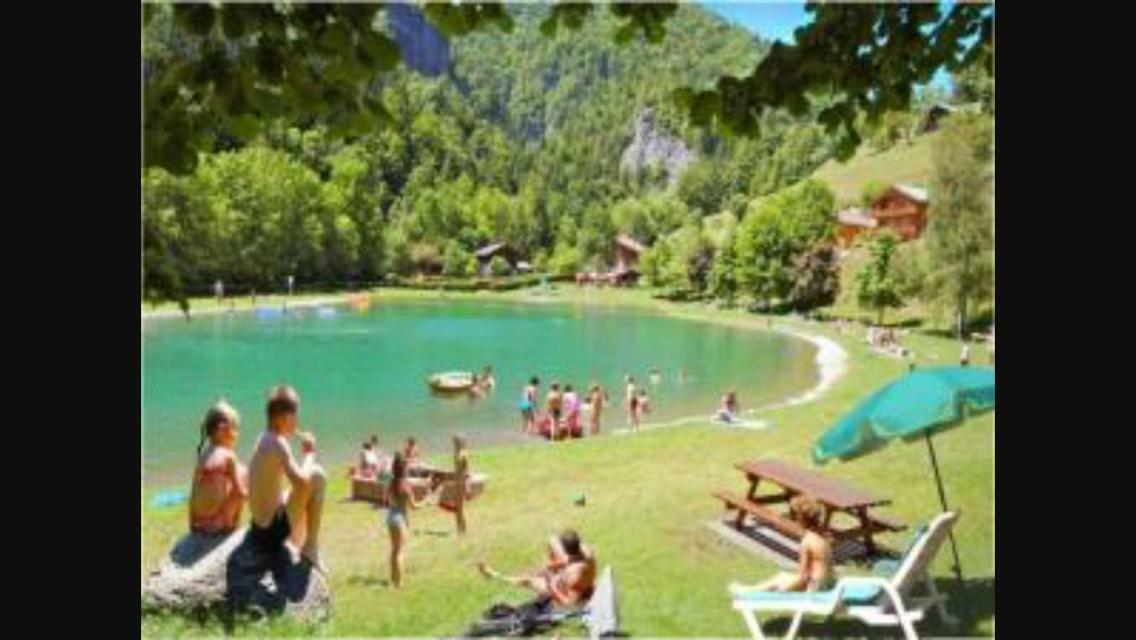 Ferienwohnung Les Portes Du Mont Blanc Flumet Exterior foto