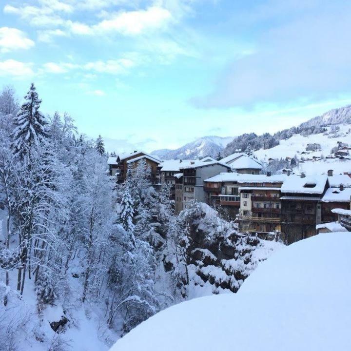 Ferienwohnung Les Portes Du Mont Blanc Flumet Exterior foto