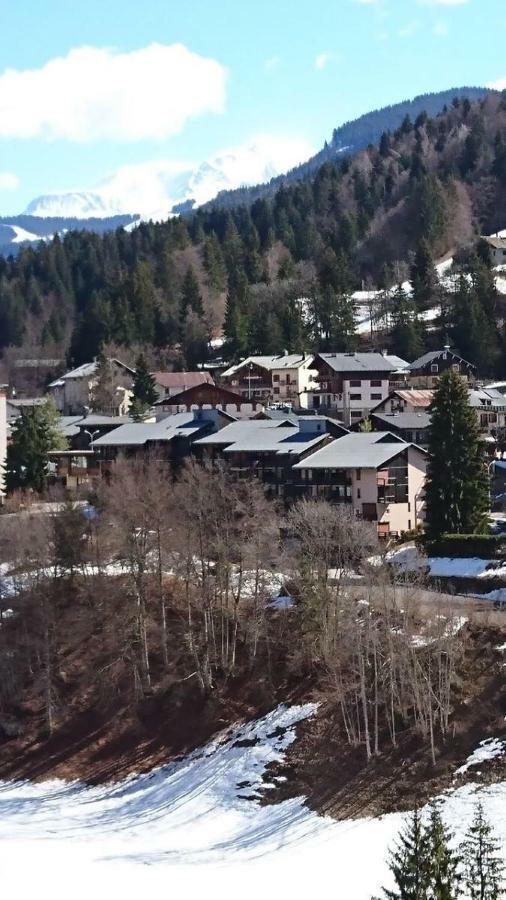 Ferienwohnung Les Portes Du Mont Blanc Flumet Exterior foto